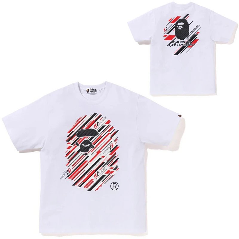 A Bathing Ape T-Shirts Head Graphic Short-Sleeve T-Shirt image 2