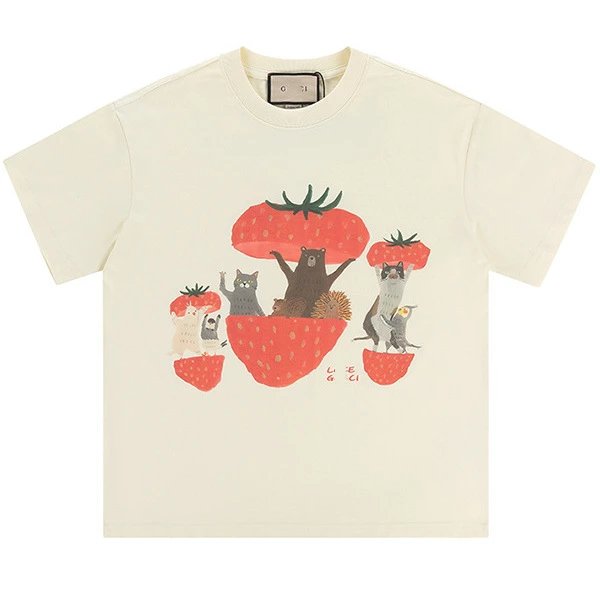 Gucci T-Shirts Animal Graphic Print image 4