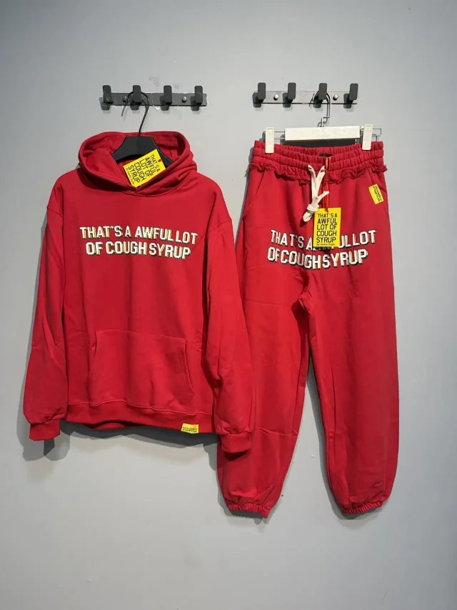 Deno Studio Hoodies & Sweatshirts That's a Awful Lot of Cough Syrup Graphic Pullover Hoodie product detail image 8