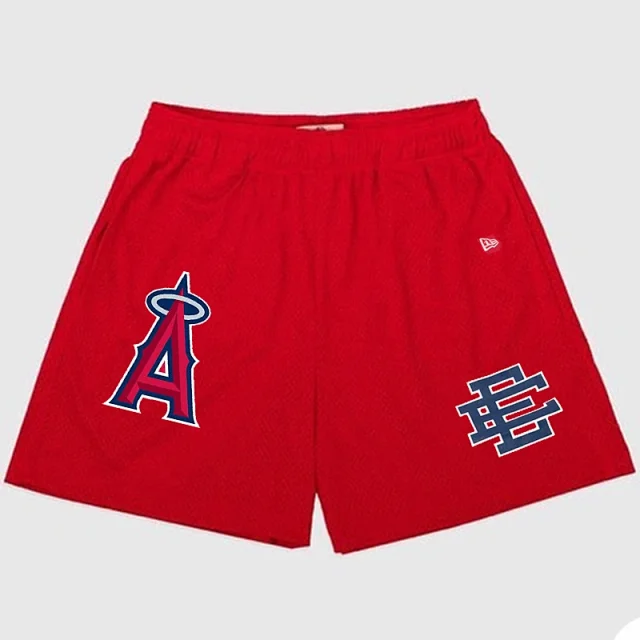 Eric Emanuel Shorts Mesh basketball with team graphic patches product detail image 18