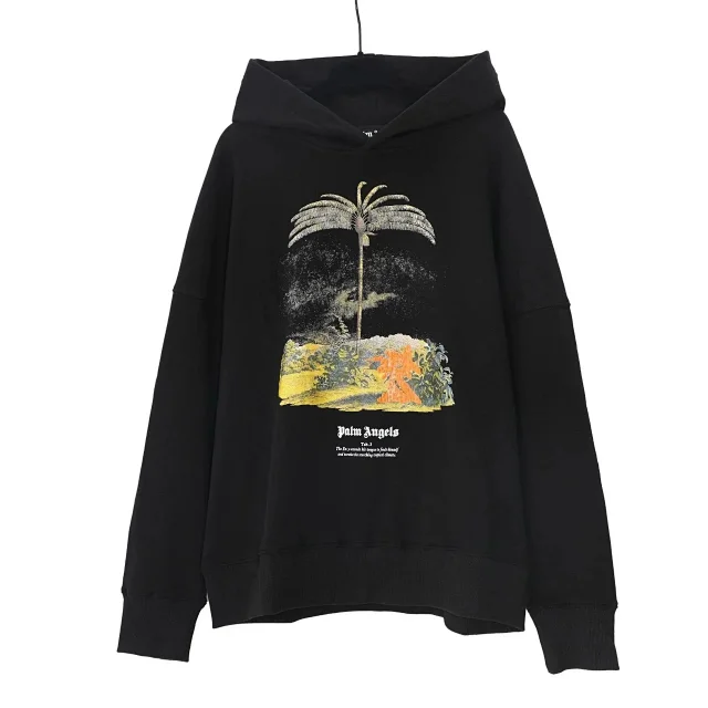 Palm Angels Hoodies & Sweatshirts Graphic Pullover Hoodie product detail image 4