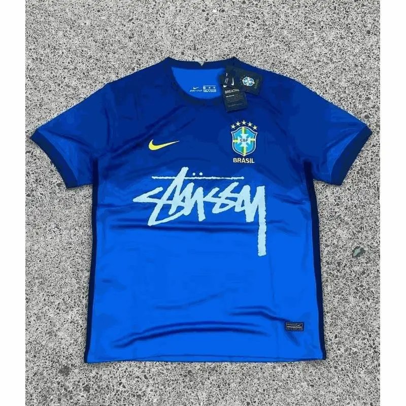 Nike Blue Brazil Soccer Jersey
