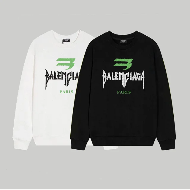 Balenciaga Hoodies & Sweatshirts Crewneck logo-print sweatshirt product detail image 10