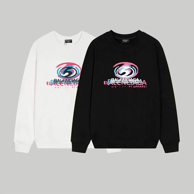 Balenciaga Hoodies & Sweatshirts Crewneck logo-print sweatshirt product detail image 13