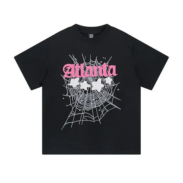 Sp5der T-Shirts Spiderweb Graphic Short-Sleeve T-Shirt product detail image 33