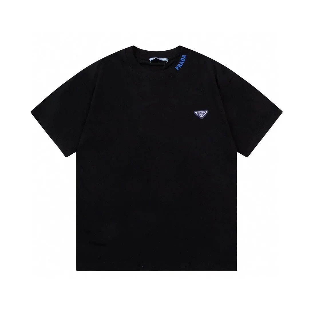 Prada T-Shirts Short-Sleeve Logo T-Shirt — 06