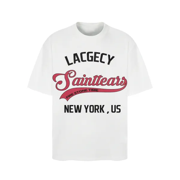 Saint Tears Lacgecy Sainttears Fire Stone Time New York US T-Shirt - 1