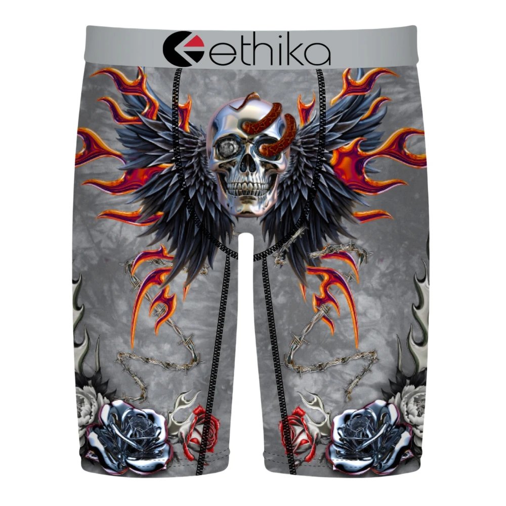 Ethika Underwear Printed Boxer Briefs — Demon of Chaos