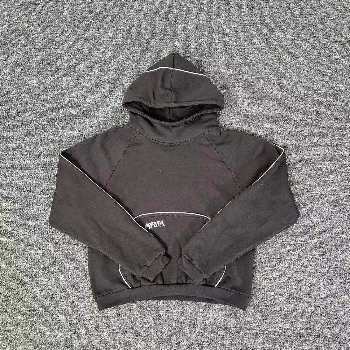 M&T Jackets Hooded zip-up embroidered jacket — ME-H059 Iron Gray