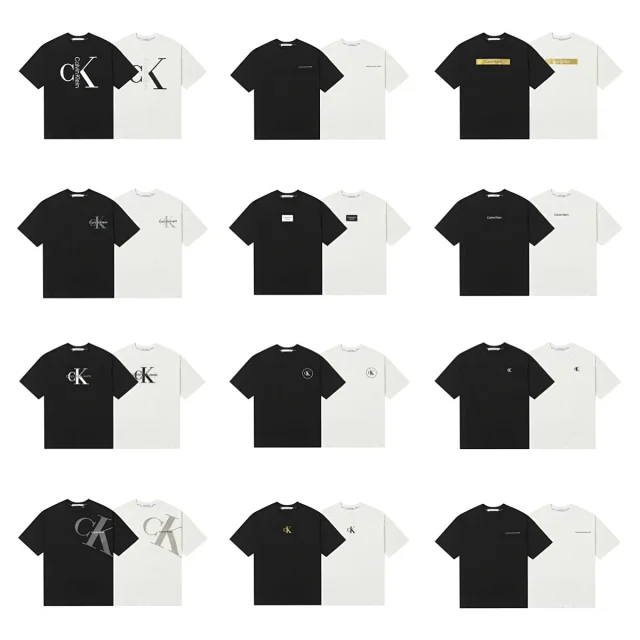 Calvin Klein T-Shirts Logo-print crew-neck short-sleeve product detail image 2