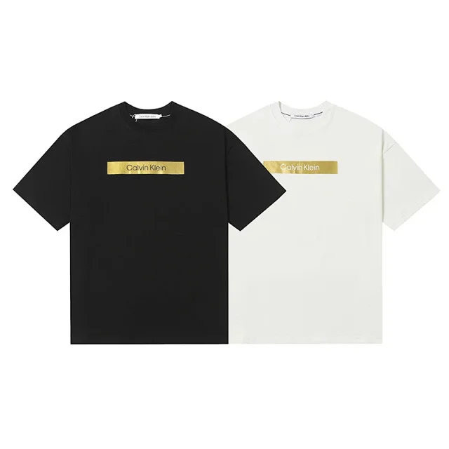 Calvin Klein T-Shirts Logo-print crew-neck short-sleeve product detail image 5