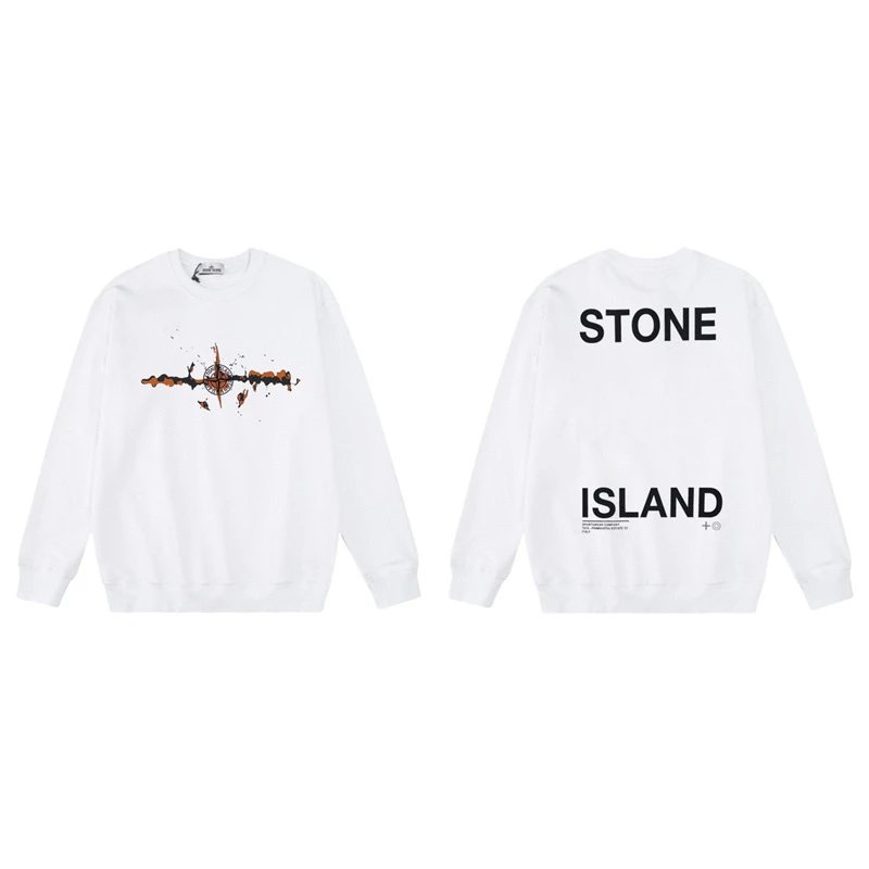 Stone Island Hoodies & Sweatshirts Crewneck graphic sweatshirt — W803 white