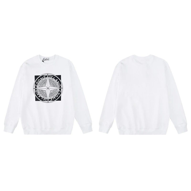 Stone Island Hoodies & Sweatshirts Crewneck graphic sweatshirt — W805 white