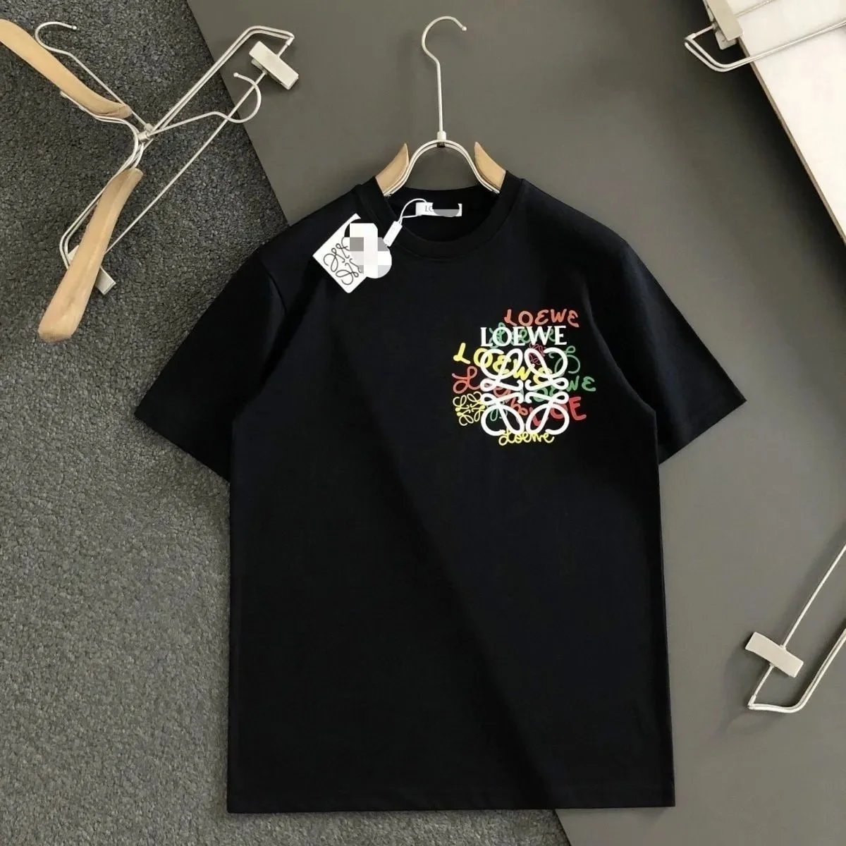 Loewe T-Shirts Short-Sleeve Graphic Logo T-Shirt — 20