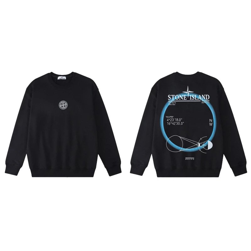 Stone Island Hoodies & Sweatshirts Crewneck graphic sweatshirt — W 818 Black