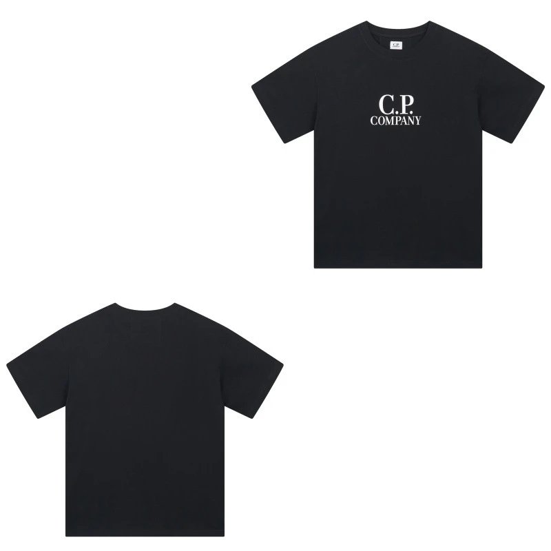 C.P. Company Shirts Short-Sleeve Polo Shirt — 218 black