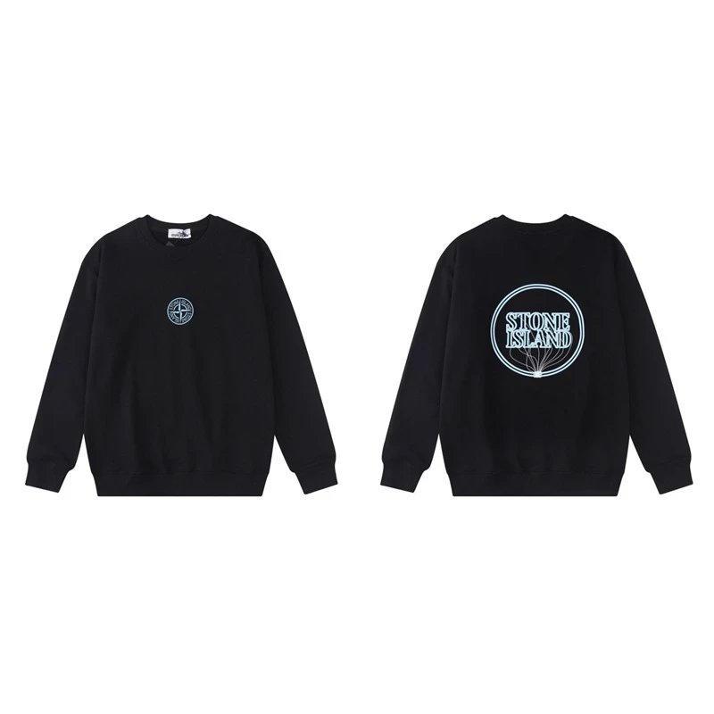Stone Island Hoodies & Sweatshirts Crewneck graphic sweatshirt — W 823 Black