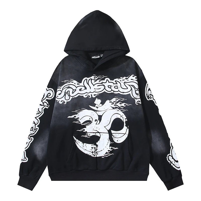 Hellstar Skull Graphic Hoodie Red - 22