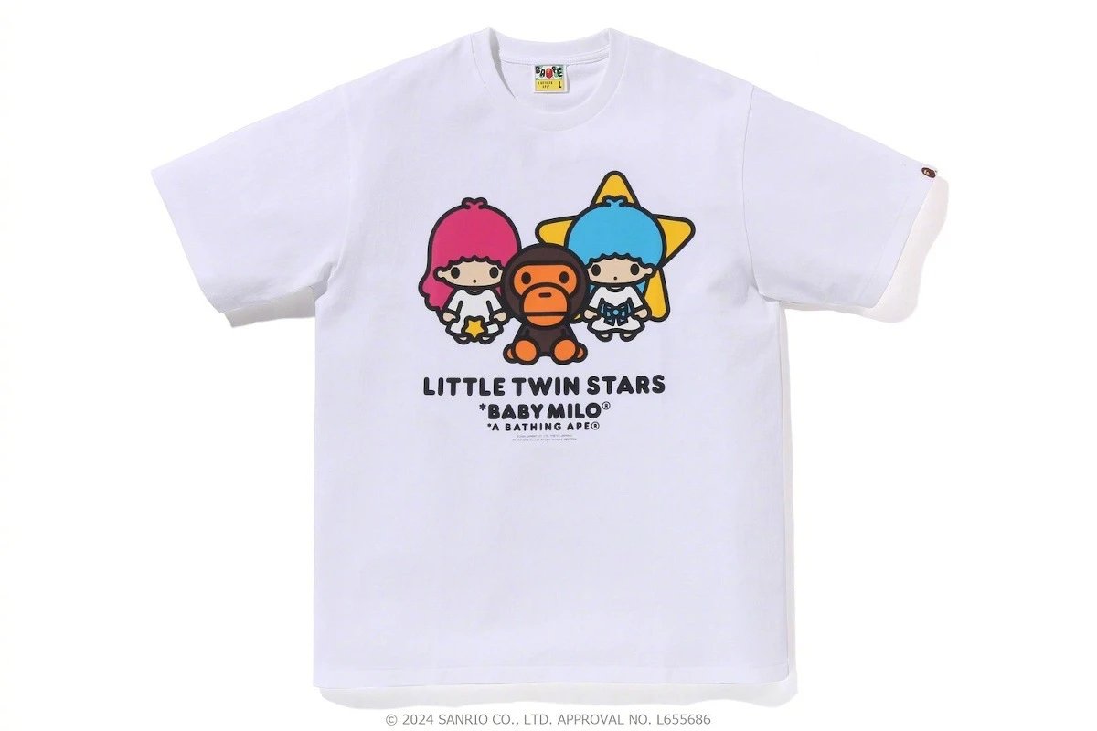 A Bathing Ape T-Shirts Baby Milo Sanrio Character Graphic — Gemini 2