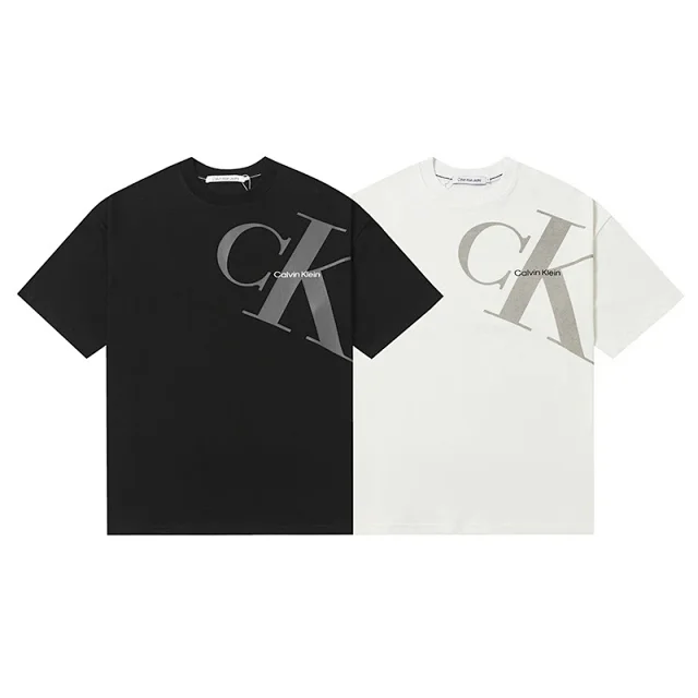 Calvin Klein T-Shirts Logo-print crew-neck short-sleeve product detail image 13