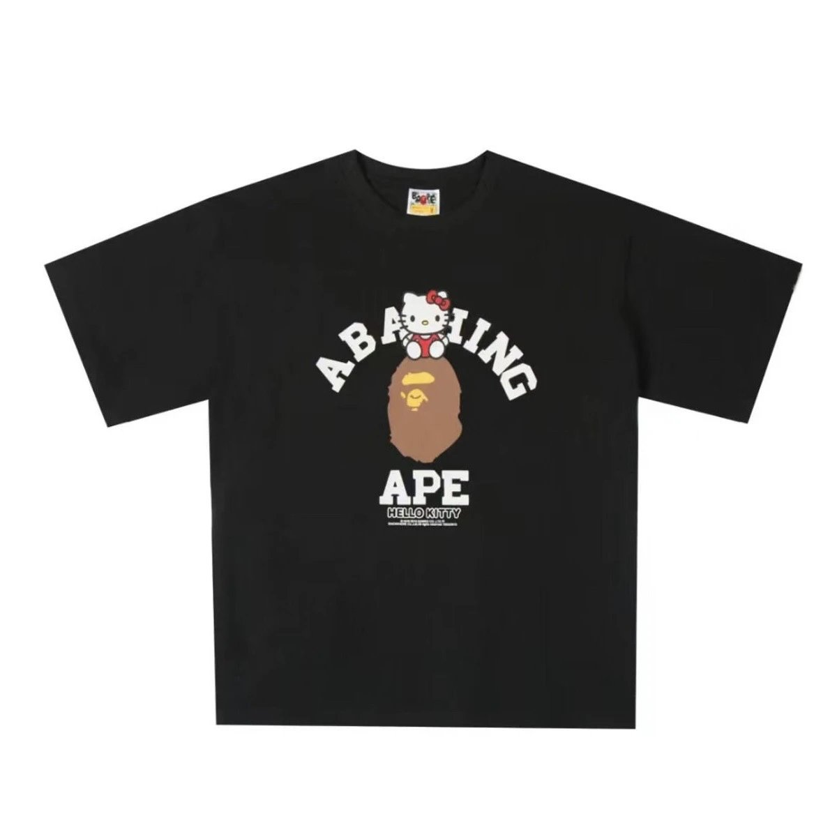 A Bathing Ape T-Shirts Baby Milo Sanrio Character Graphic — Ape-person Kitty