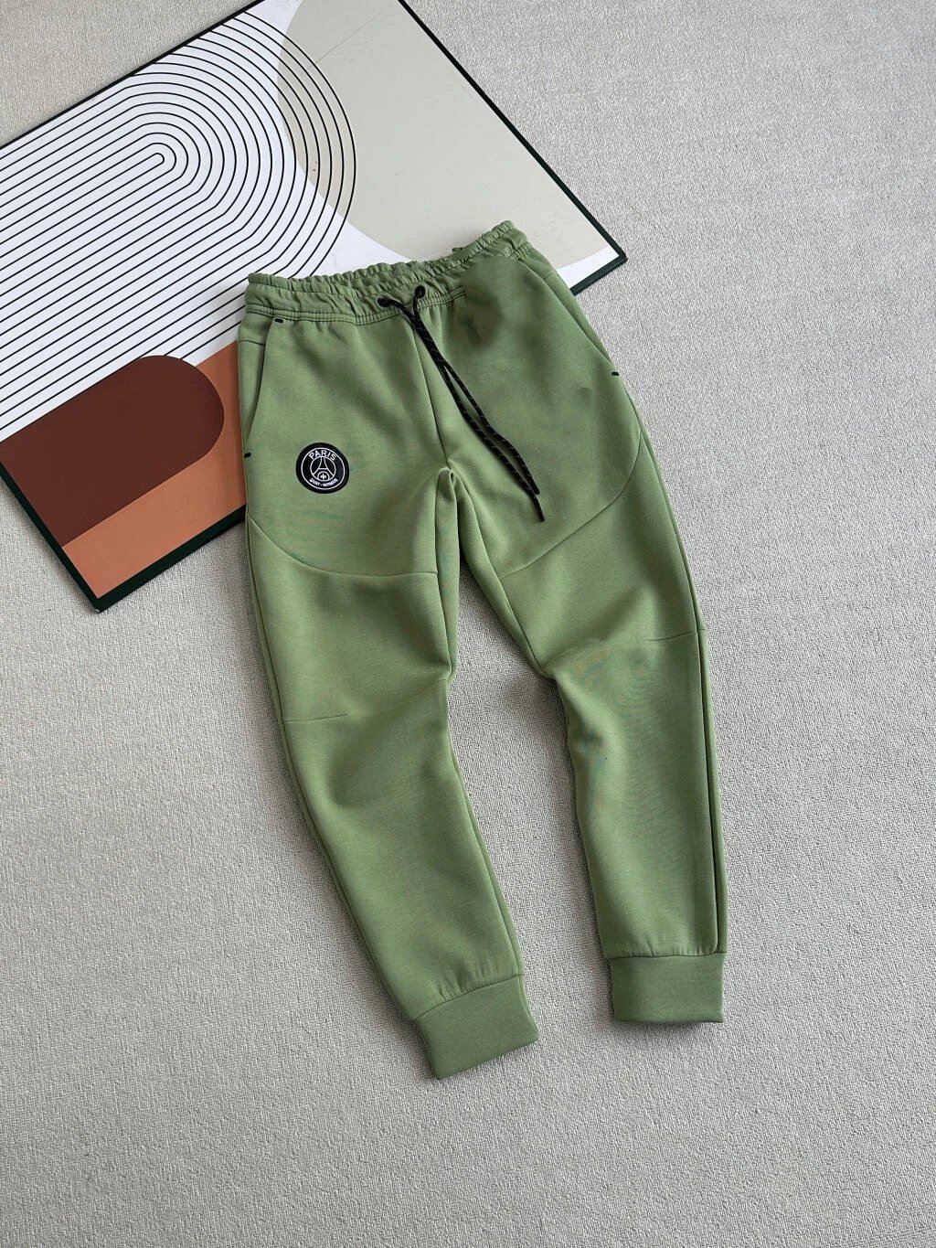Paris Saint-Germain Tracksuits Hooded Zip Tracksuit — Grass Green Trousers
