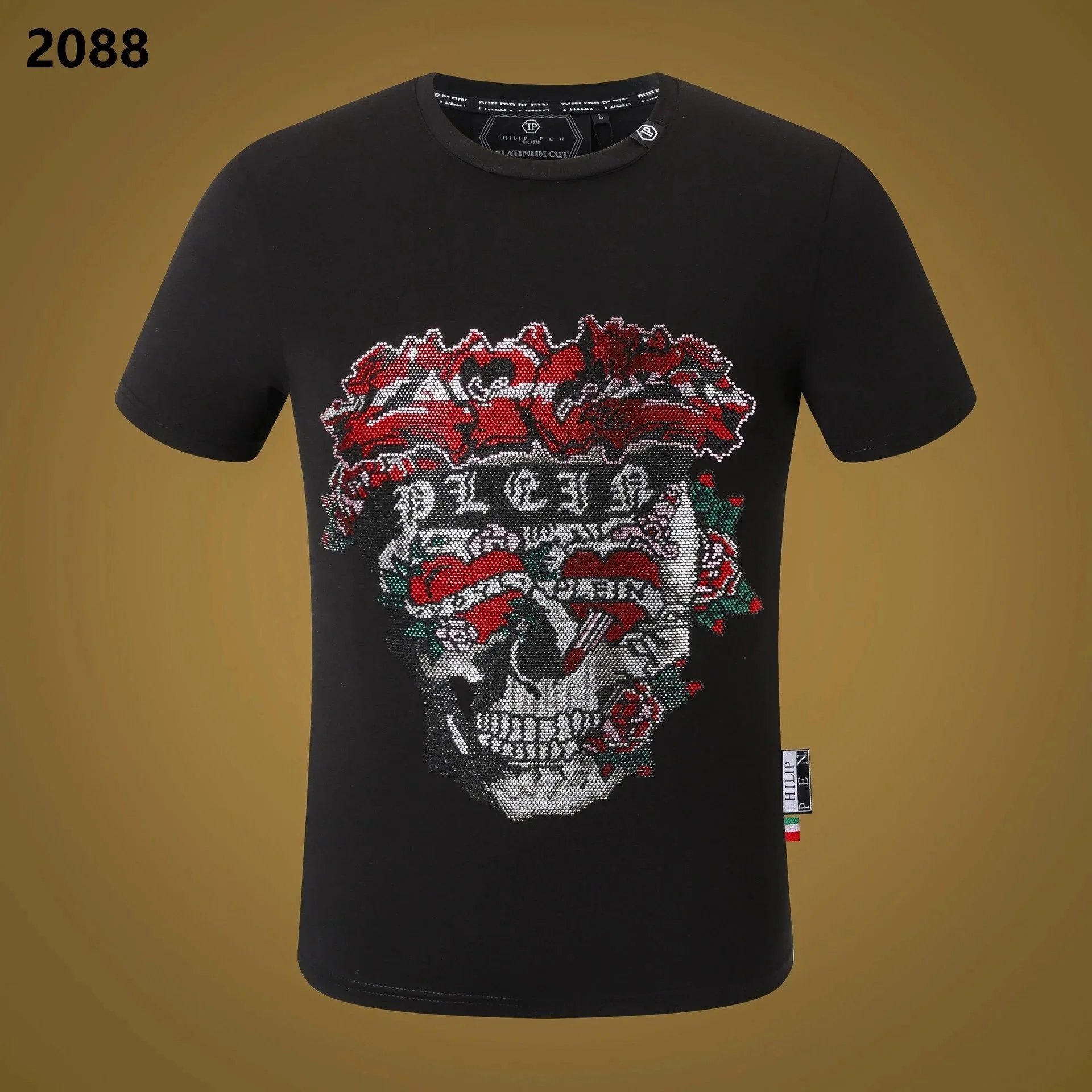 Philipp Plein T-Shirts Graphic Print — 39 black 005