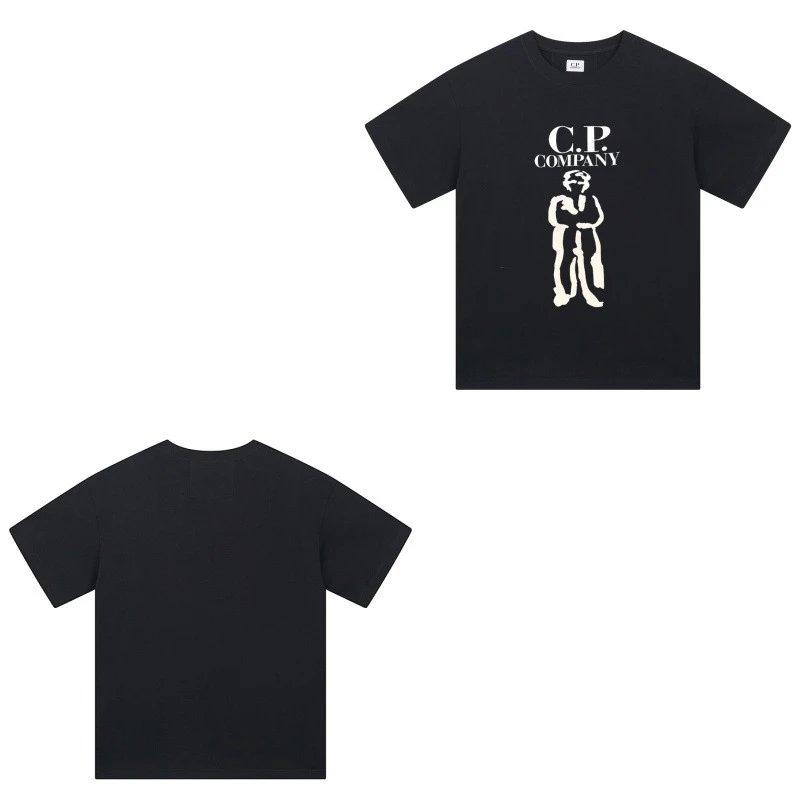 C.P. Company Shirts Short-Sleeve Polo Shirt — 227 black