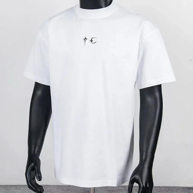 Unbranded T-Shirts Star and crescent moon graphic product detail image 6