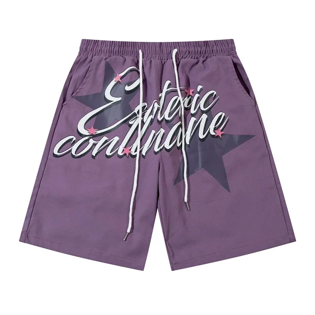 Unbranded Shorts Drawstring Mesh with Embroidered Graphic Lettering product detail image 46