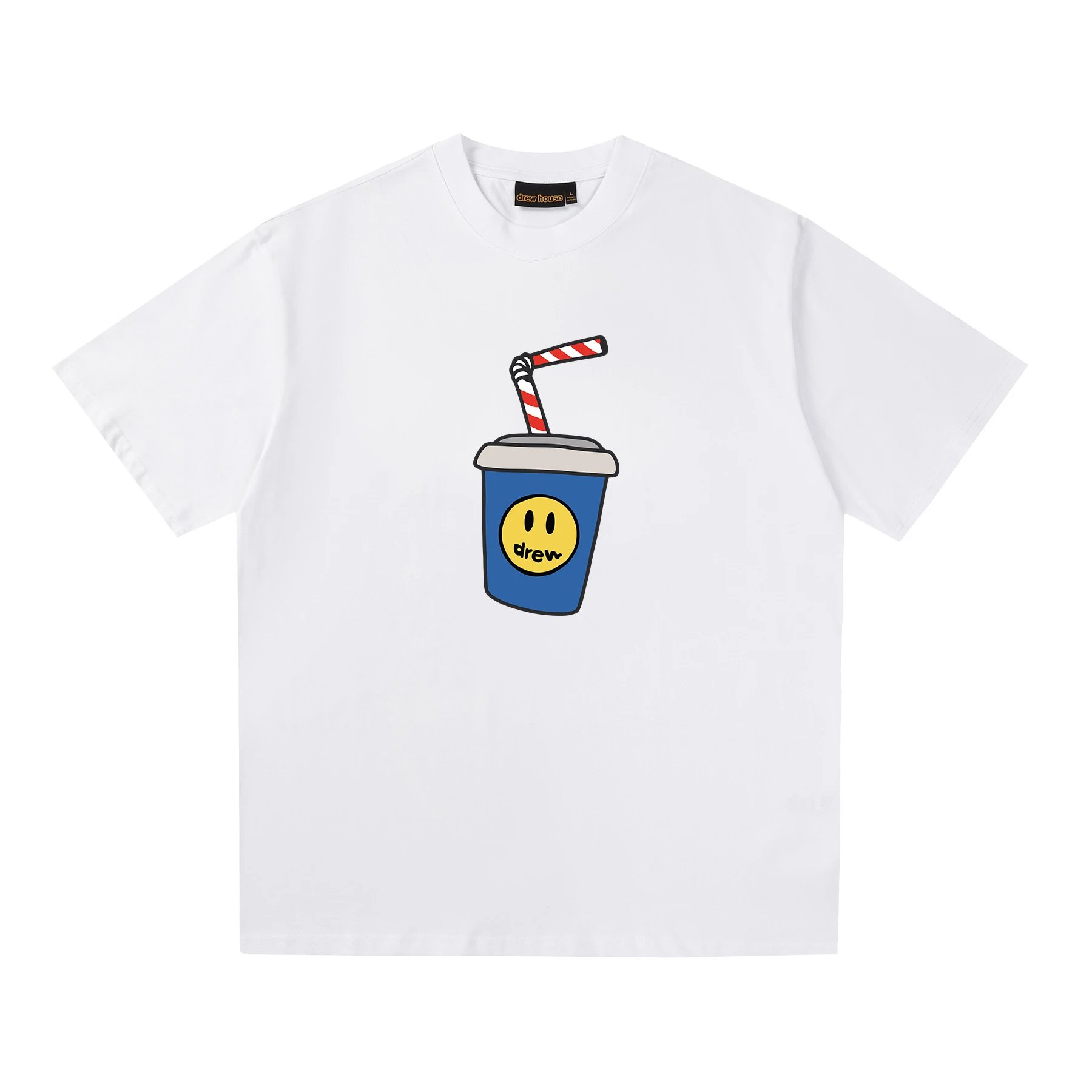 Drew House T-Shirts Cartoon Graphic — Y92