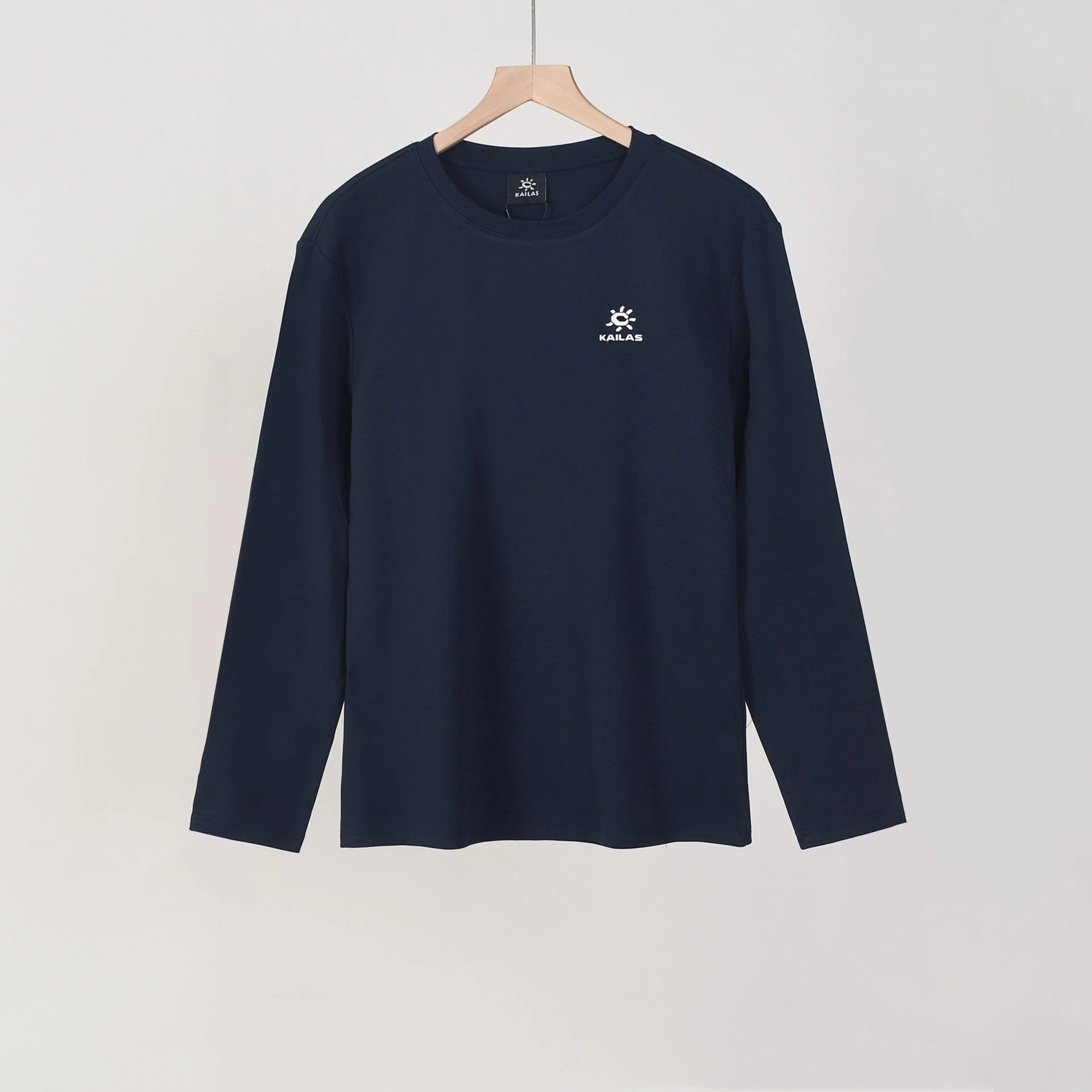 Polo Ralph Lauren T-Shirts Long-Sleeve Crew-Neck Embroidered Logo — 1518 Dark blue