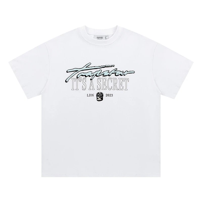 Trapstar T-Shirts Graphic Logo Short-Sleeve T-Shirt — 708 White