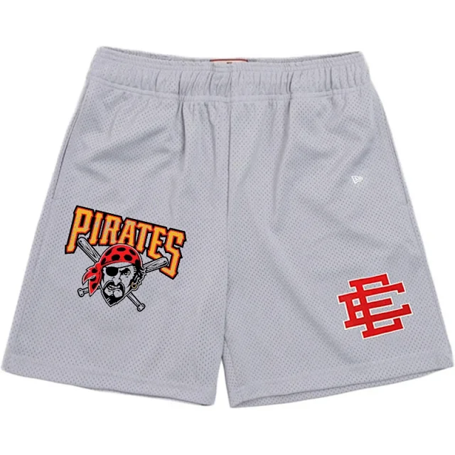 Eric Emanuel Shorts Mesh basketball with team graphic patches product detail image 25