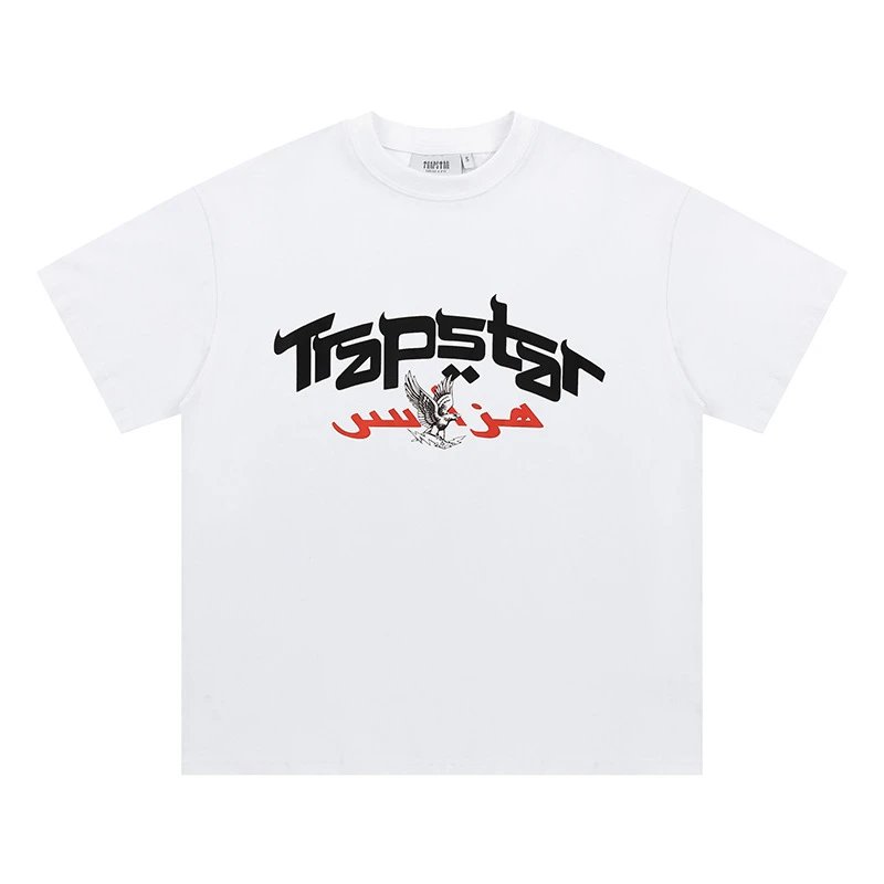 Trapstar T-Shirts Graphic Logo Short-Sleeve T-Shirt — 745 White