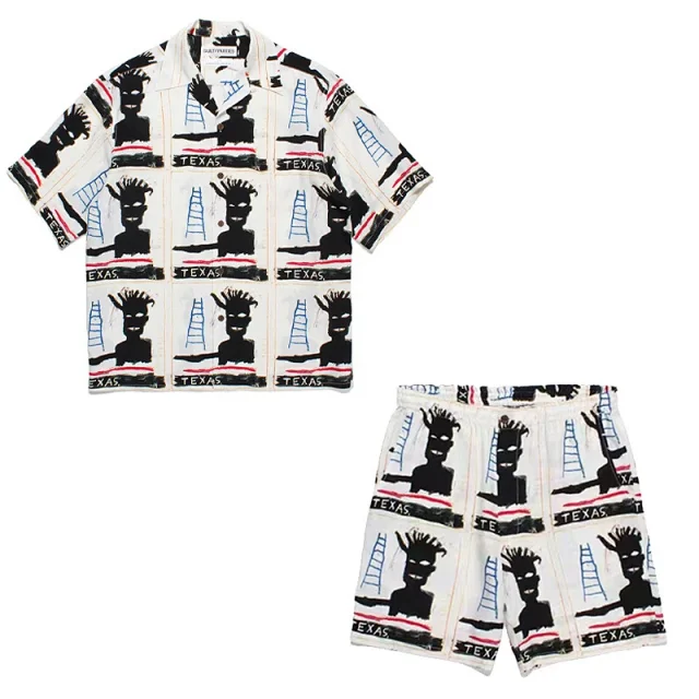 WACKO MARIA Matching Sets Tiger Print Hawaiian Shirt and Shorts Set product detail image 7