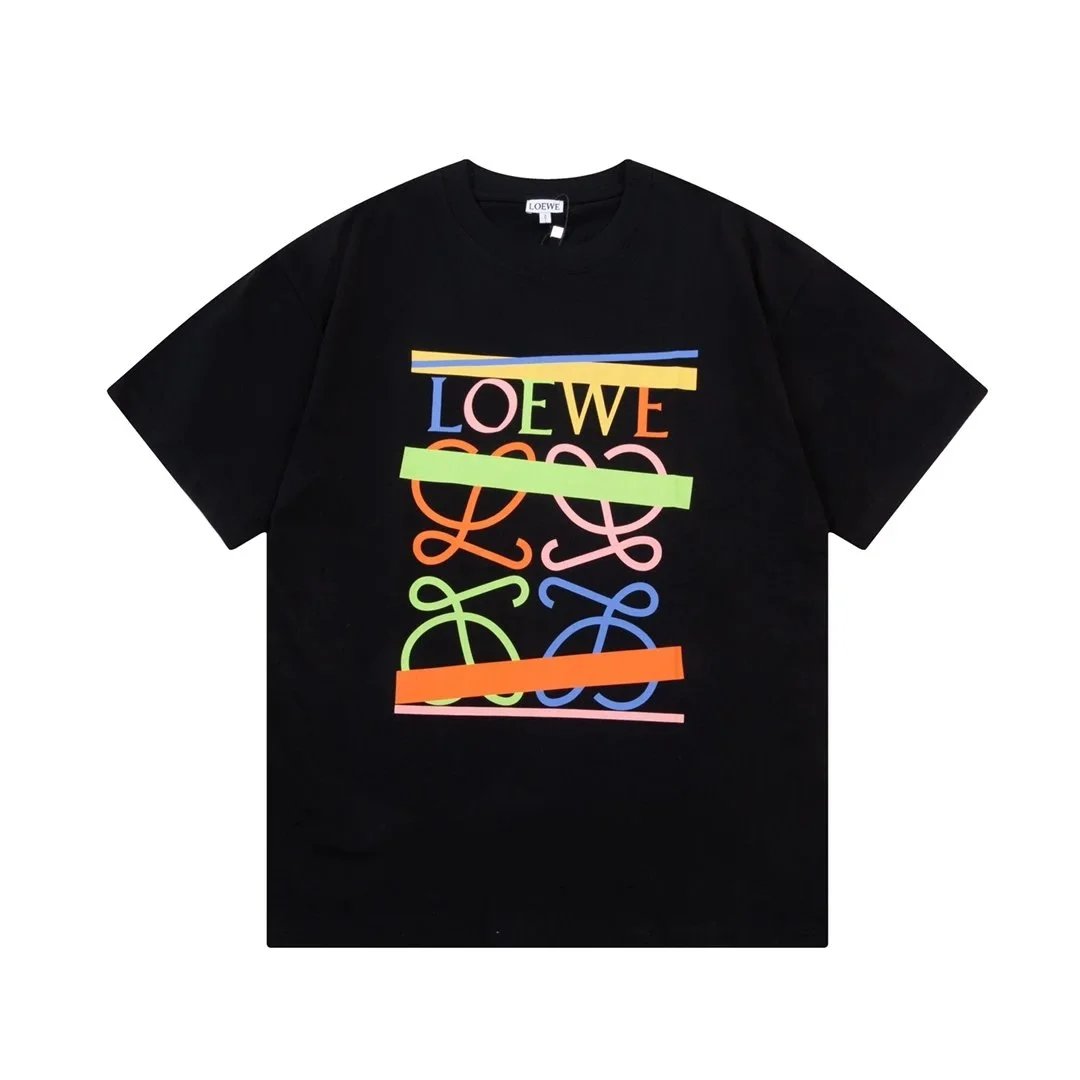 Loewe T-Shirts Short-Sleeve Graphic Logo T-Shirt — 26