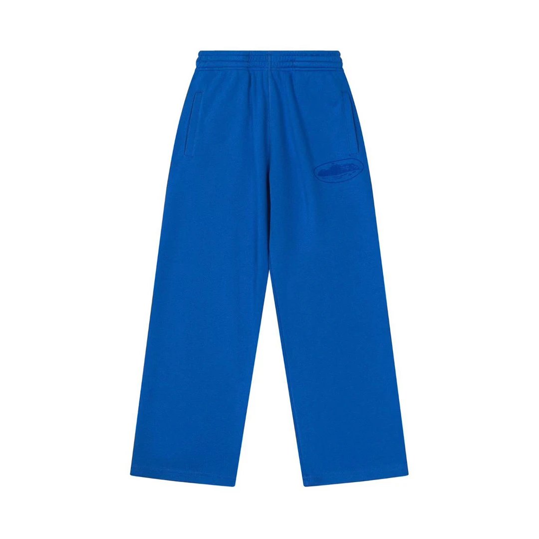 Corteiz Hoodies & Sweatshirts Logo-print hooded sweatshirt — 532 Blue trousers