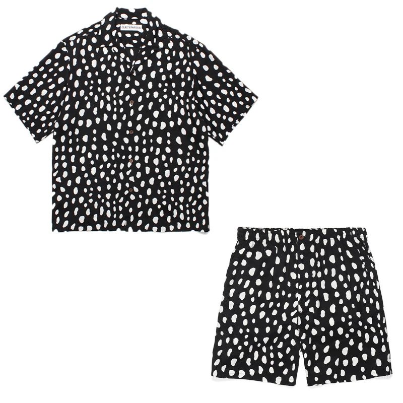 Human Made Tokyo Empire Black Print Shirt and Shorts Set - 23