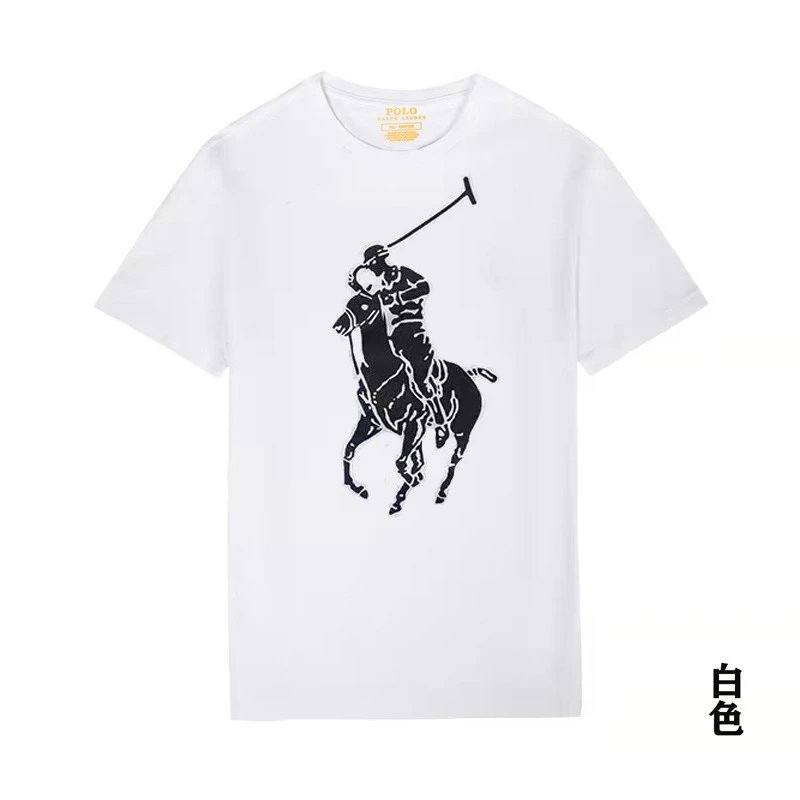 Polo Ralph Lauren T-Shirts Short-Sleeve Graphic Logo T-Shirt — 36