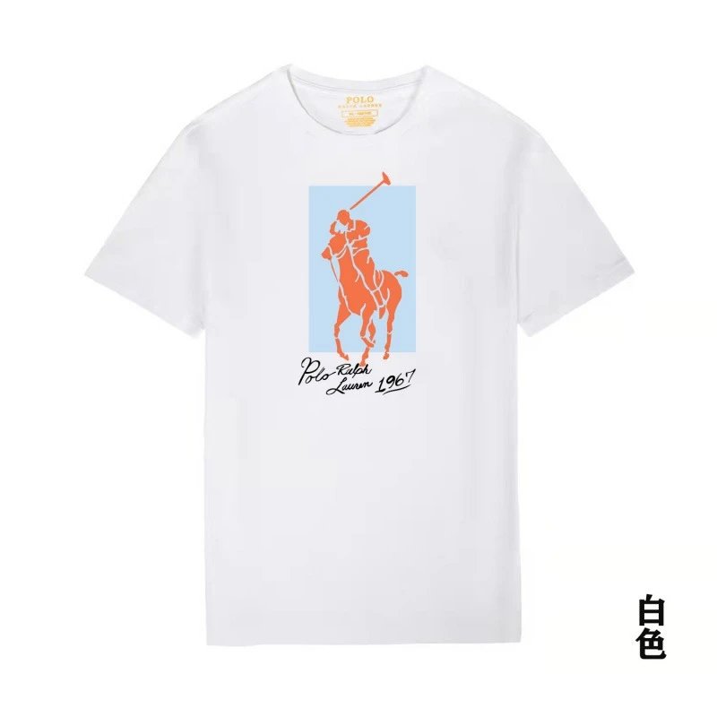 Polo Ralph Lauren T-Shirts Short-Sleeve Graphic Logo T-Shirt — 69