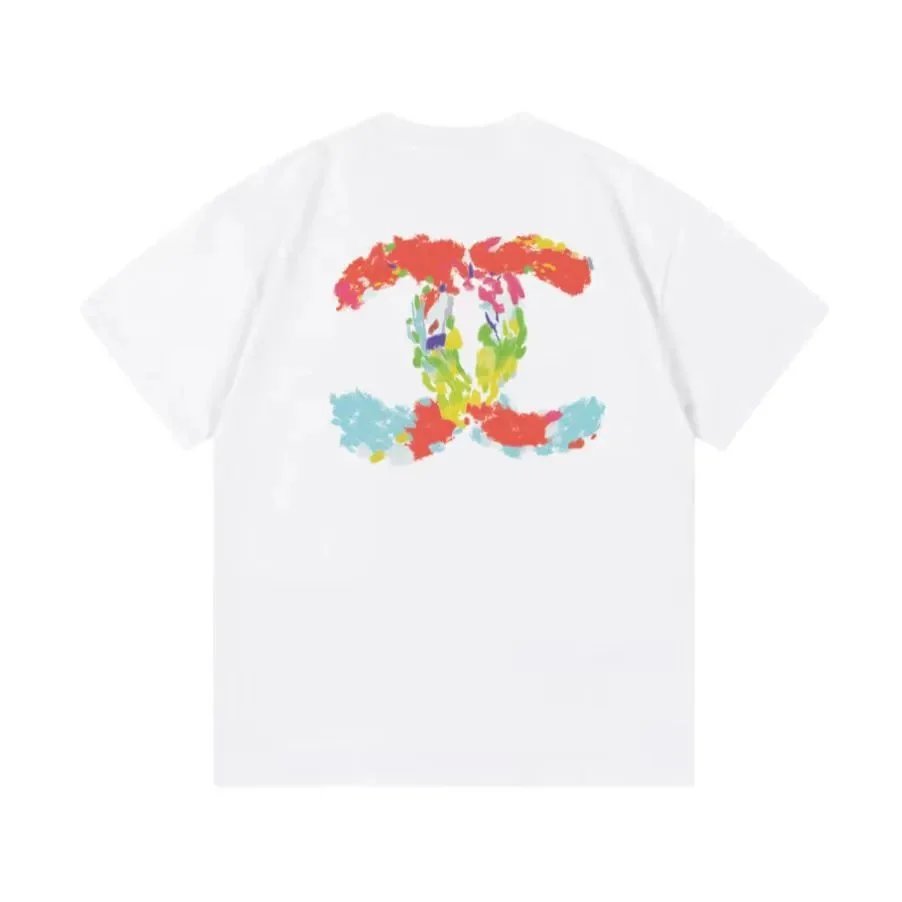 Chanel T-Shirts Short-Sleeve Logo Print — 5