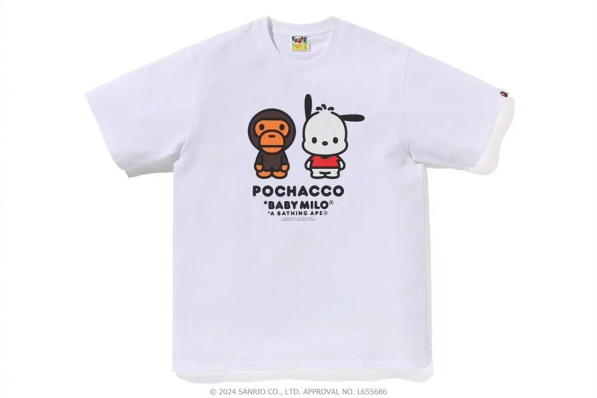A Bathing Ape T-Shirts Baby Milo Sanrio Character Graphic — Pacha Dog