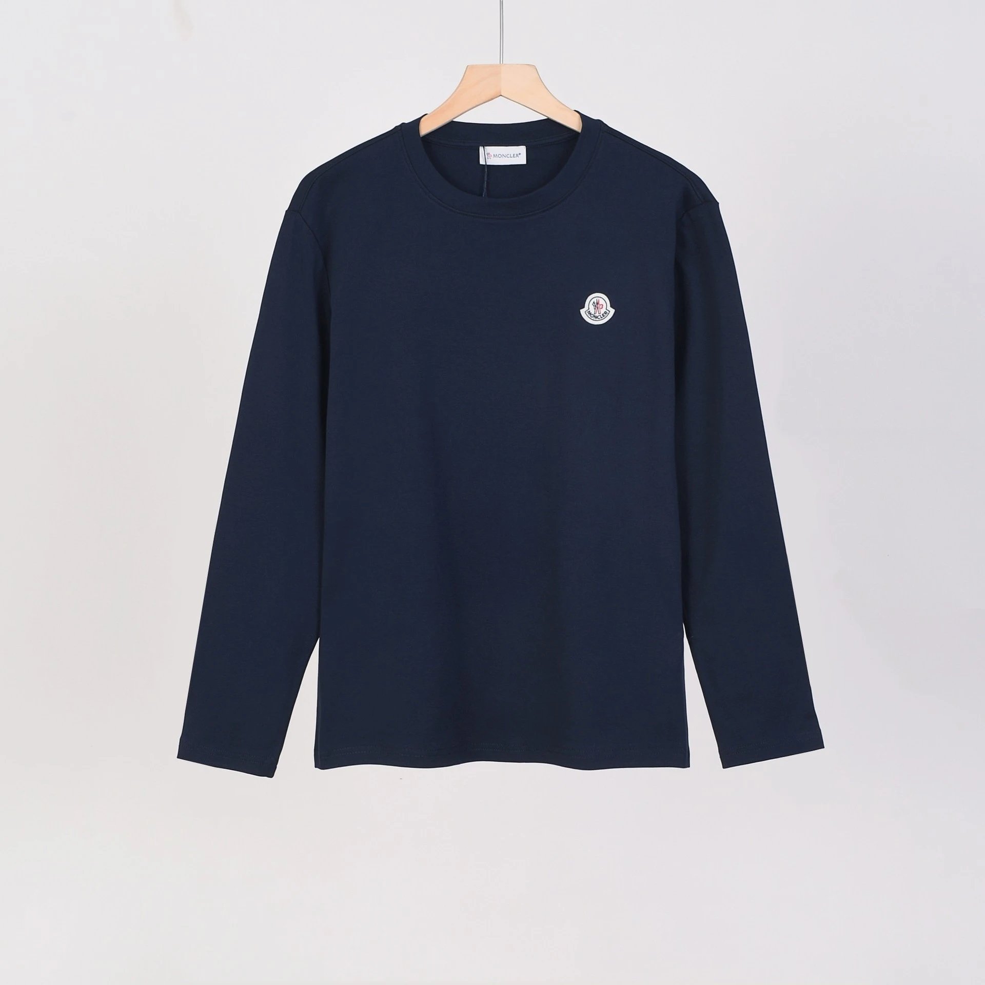 Polo Ralph Lauren T-Shirts Long-Sleeve Crew-Neck Embroidered Logo — 1511 Dark blue