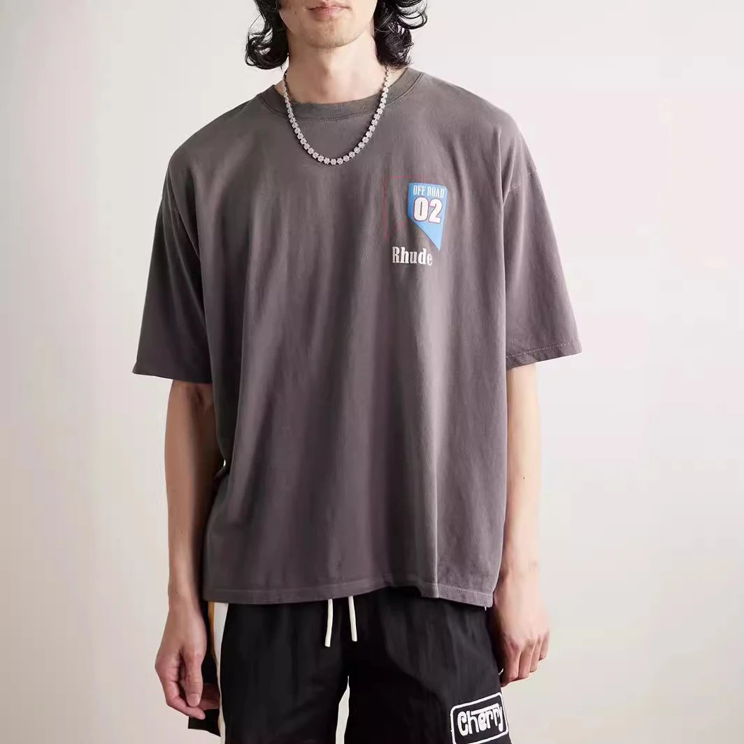 Rhude T-Shirts Graphic Print Short-Sleeve T-Shirt image 2