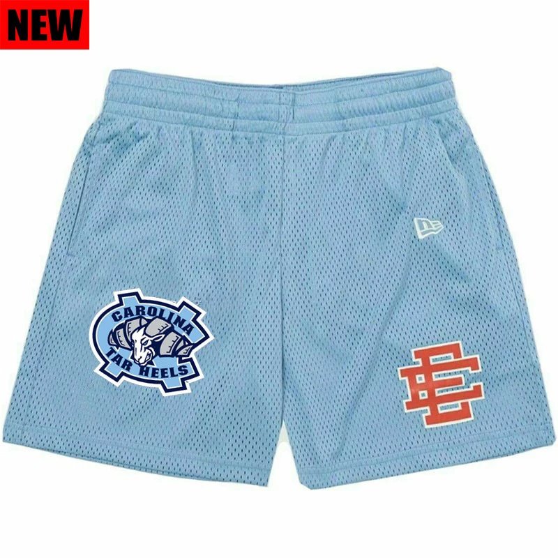 Eric Emanuel Shorts Mesh basketball with team graphic patches — American style EE Quick-drying CX Shorts 37