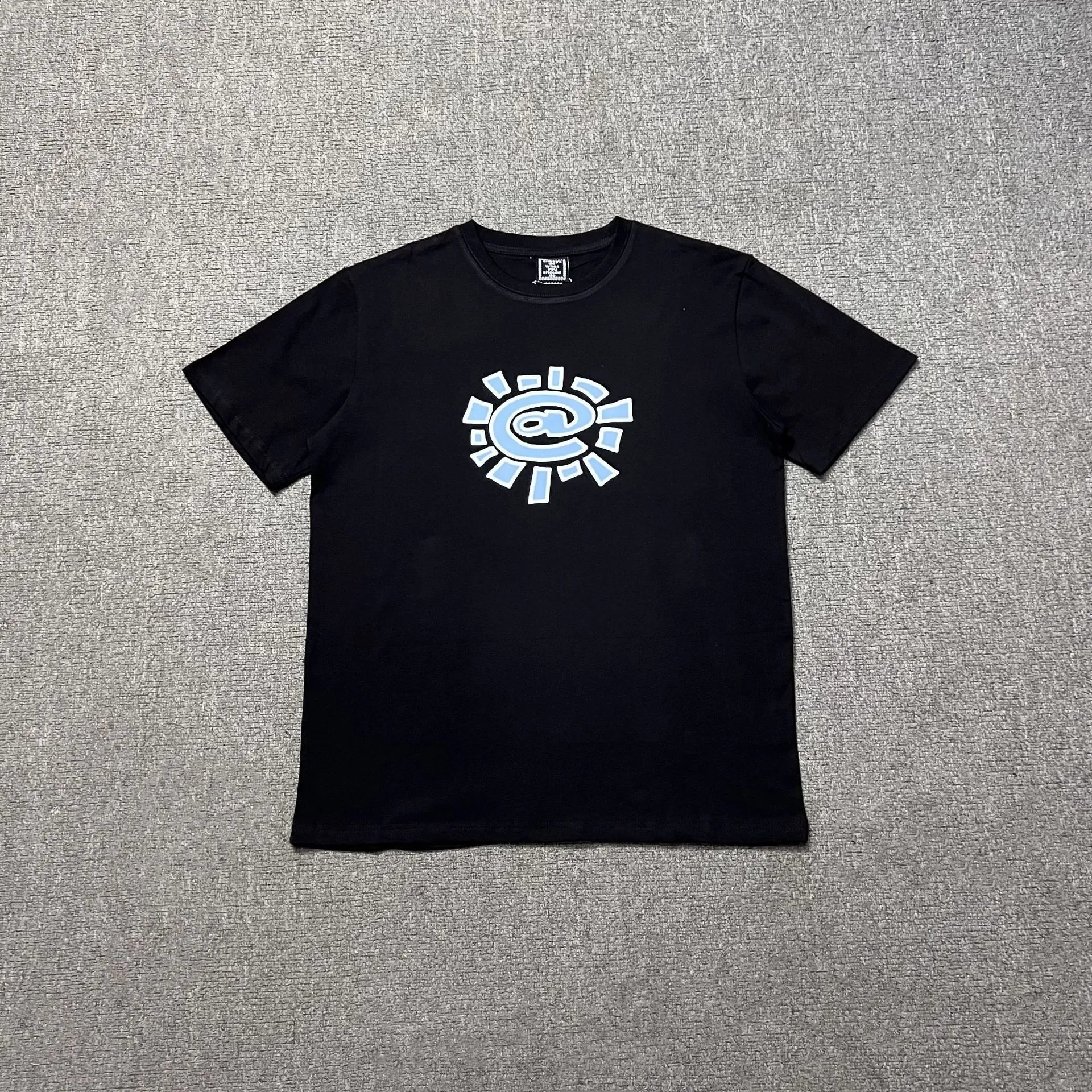 A&D T-Shirts Graphic Print Short-Sleeve T-Shirt — AD04 Black and Blue