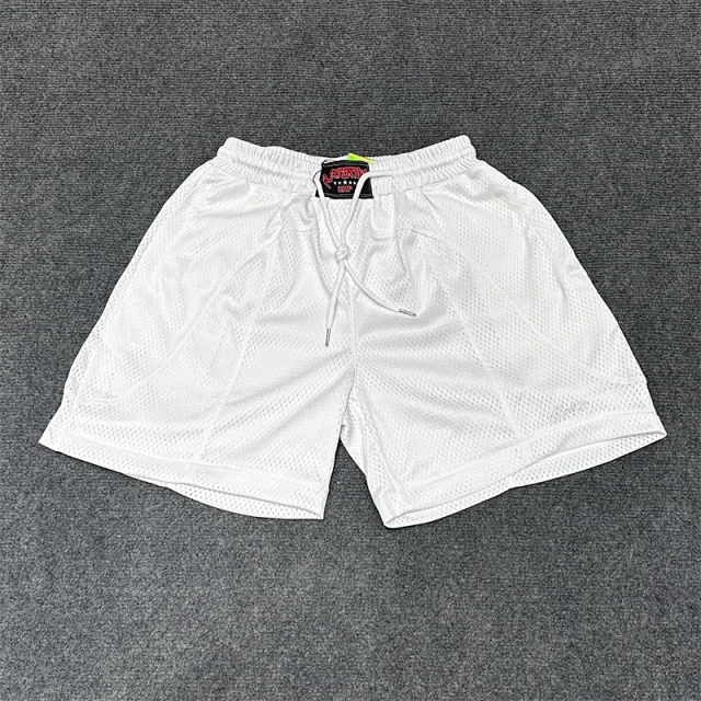 Corteiz Mesh 18 graphic short-sleeve shirt and shorts set product detail image 27