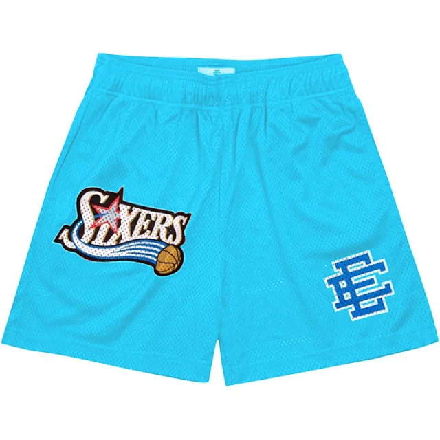 Eric Emanuel Shorts Mesh basketball with team graphic patches product detail image 38