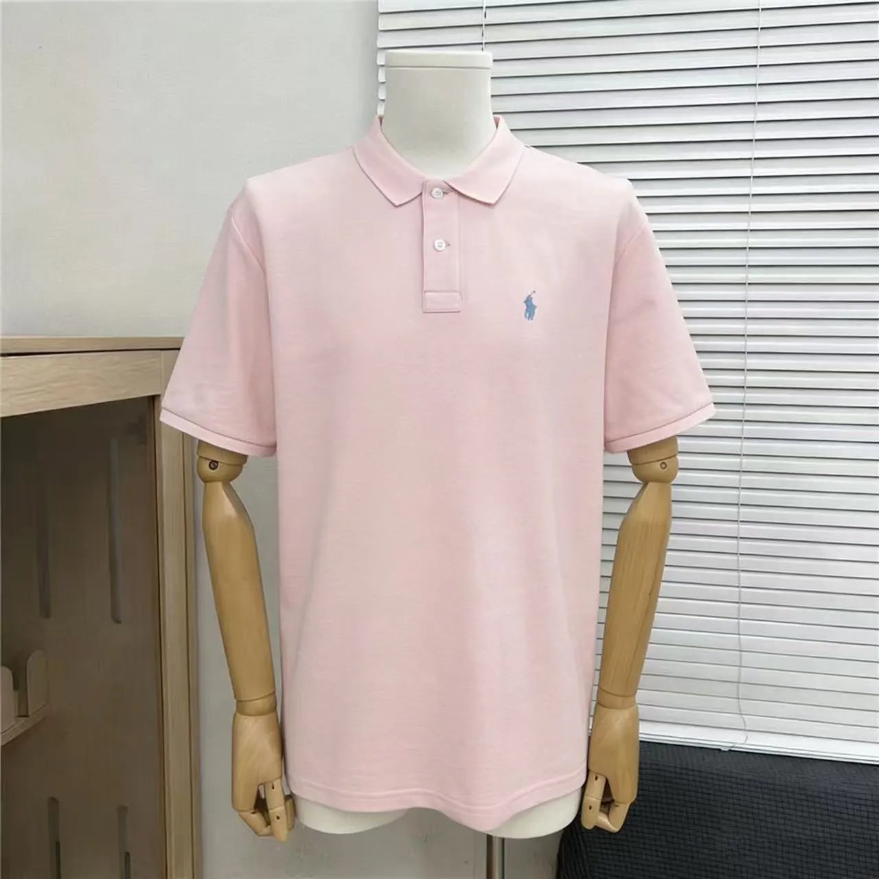 Polo Ralph Lauren Shirts Short-Sleeve Embroidered Pony Shirt — Little horse pink 002